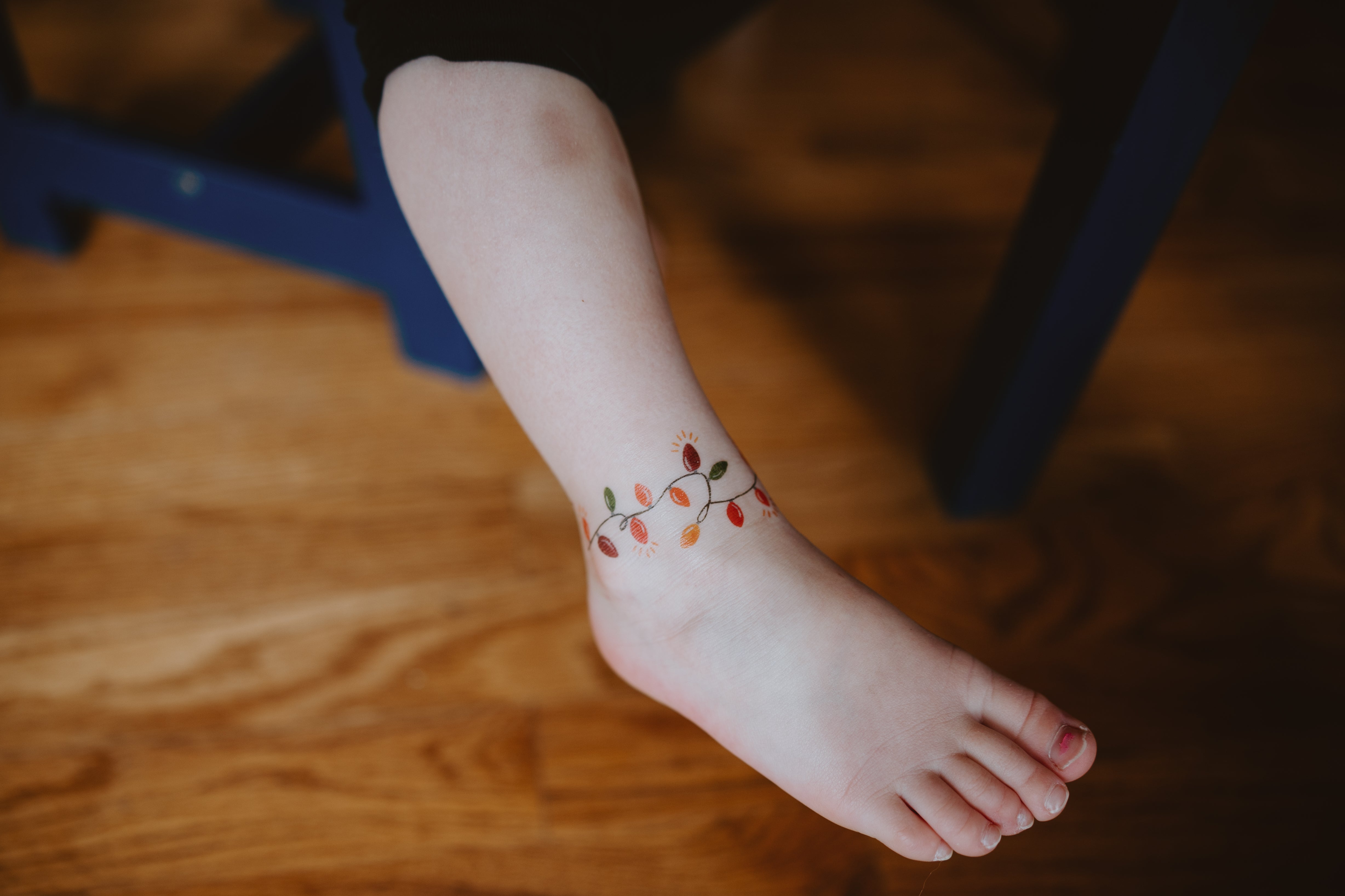 Christmas Lights Temporary Tattoos
