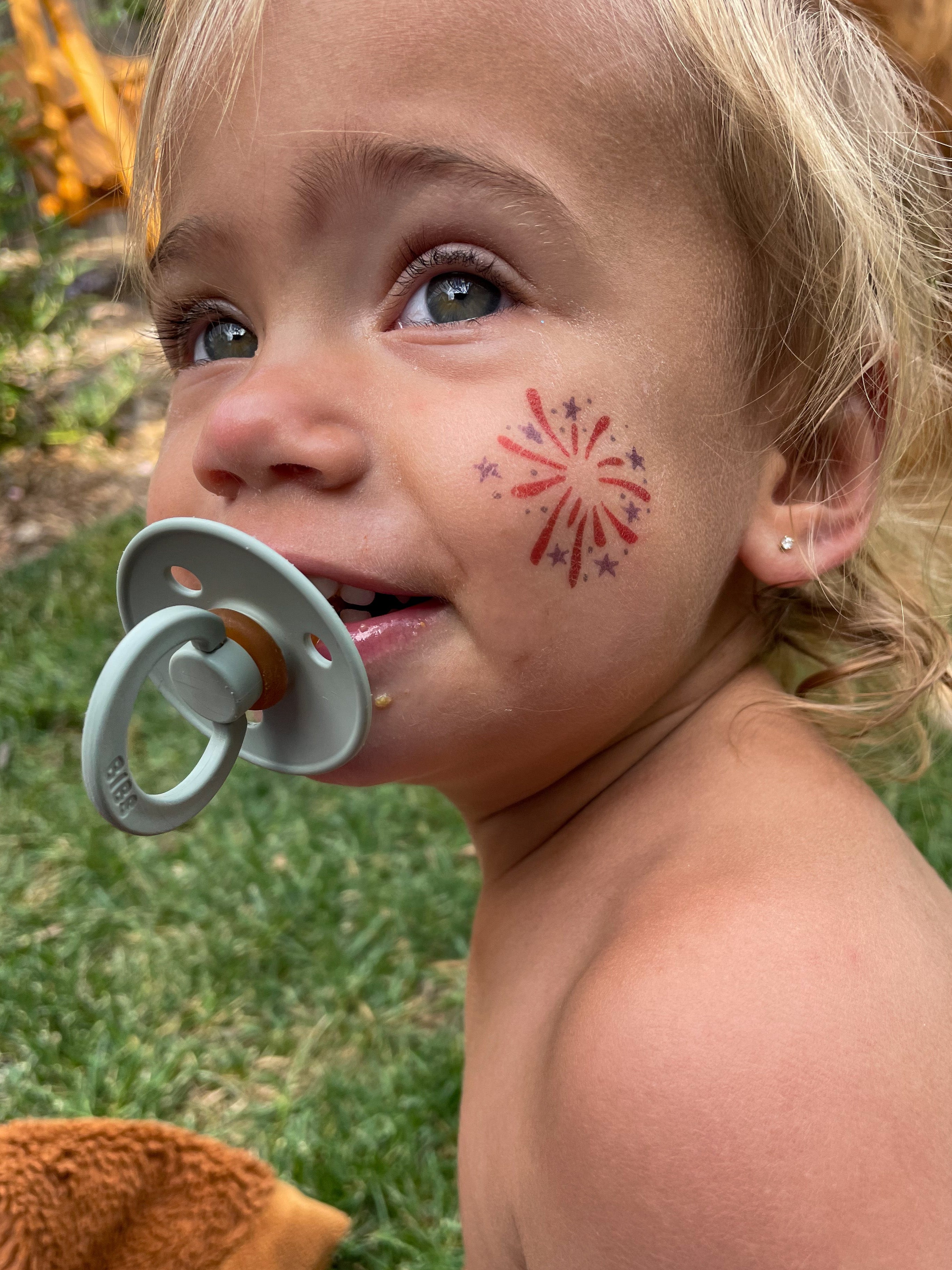 Fireworks Temporary Tattoos