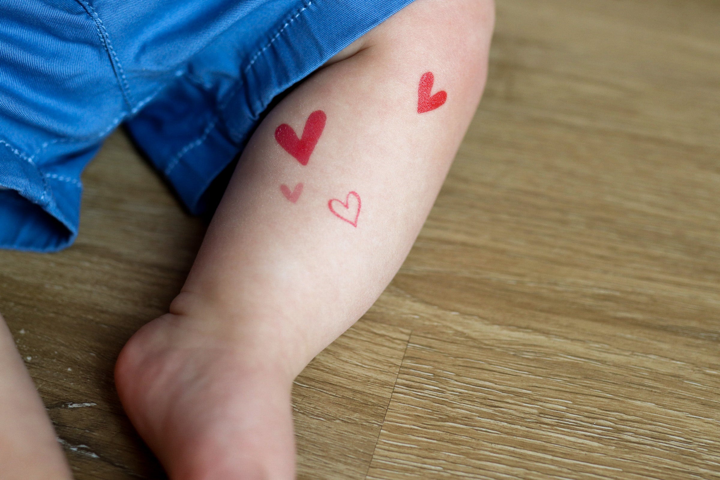 Tiny Hearts Temporary Tattoos