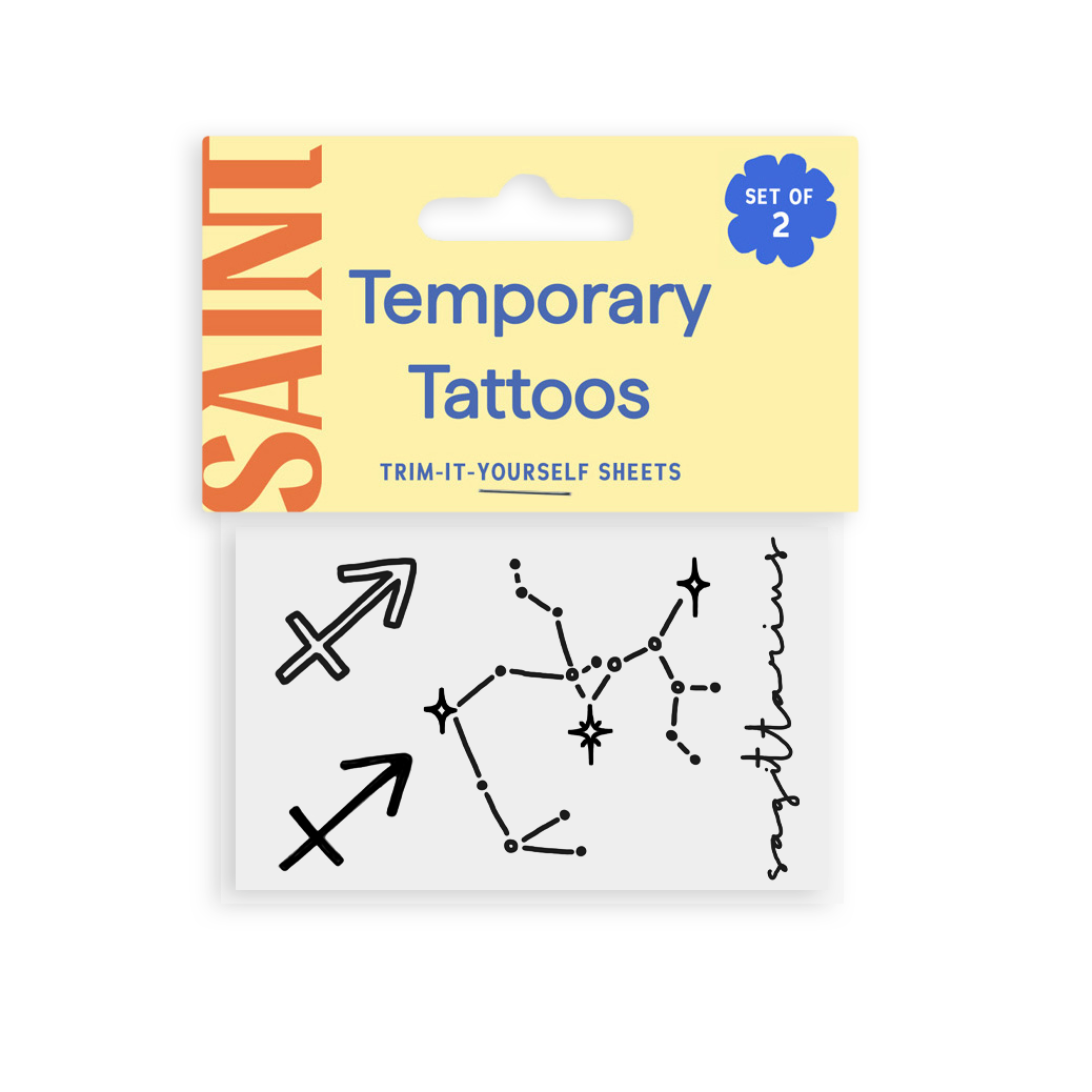 Sagittarius Temporary Tattoos
