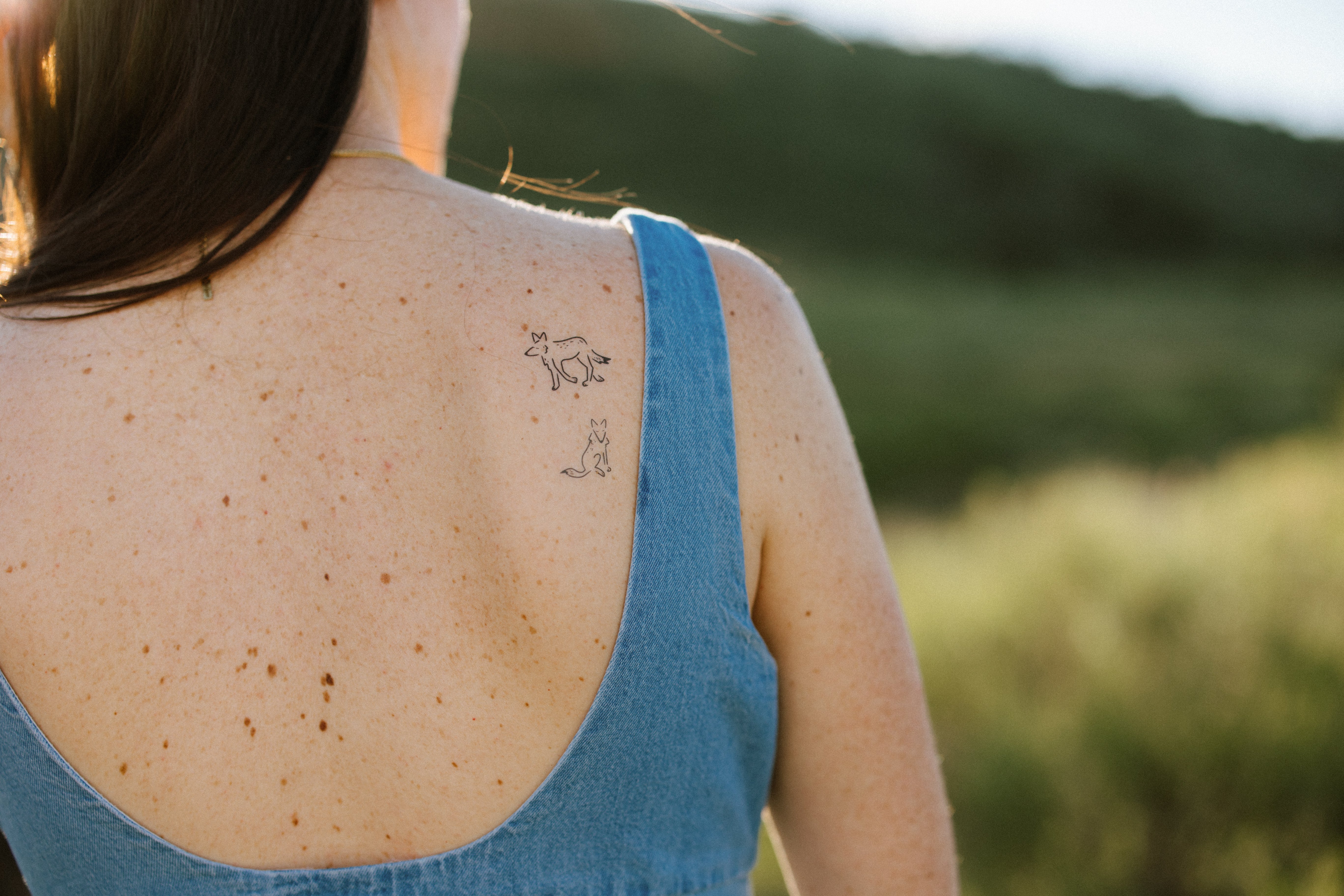 Cowboy, Cowgirl + Coyotes Temporary Tattoos