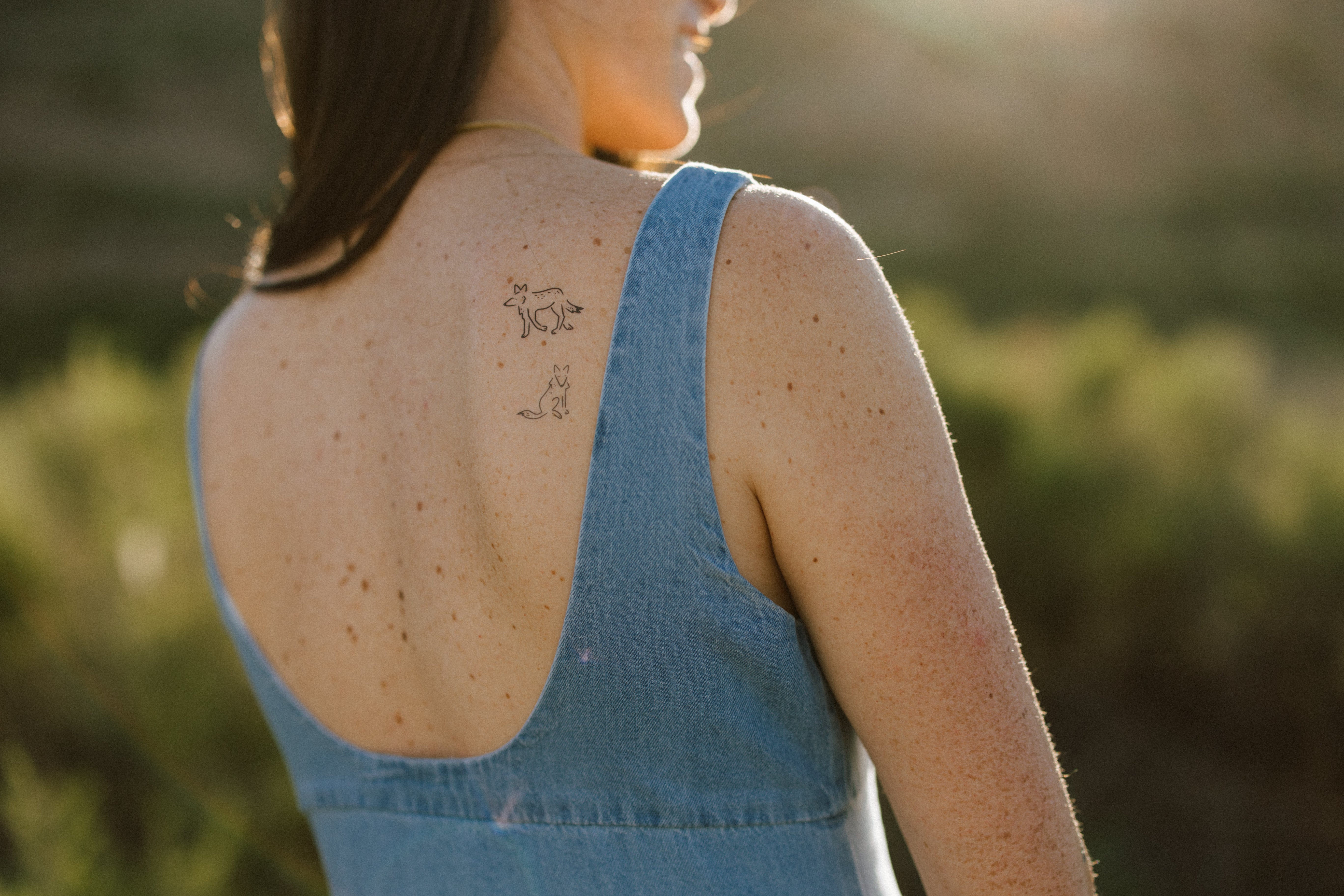 Cowboy, Cowgirl + Coyotes Temporary Tattoos
