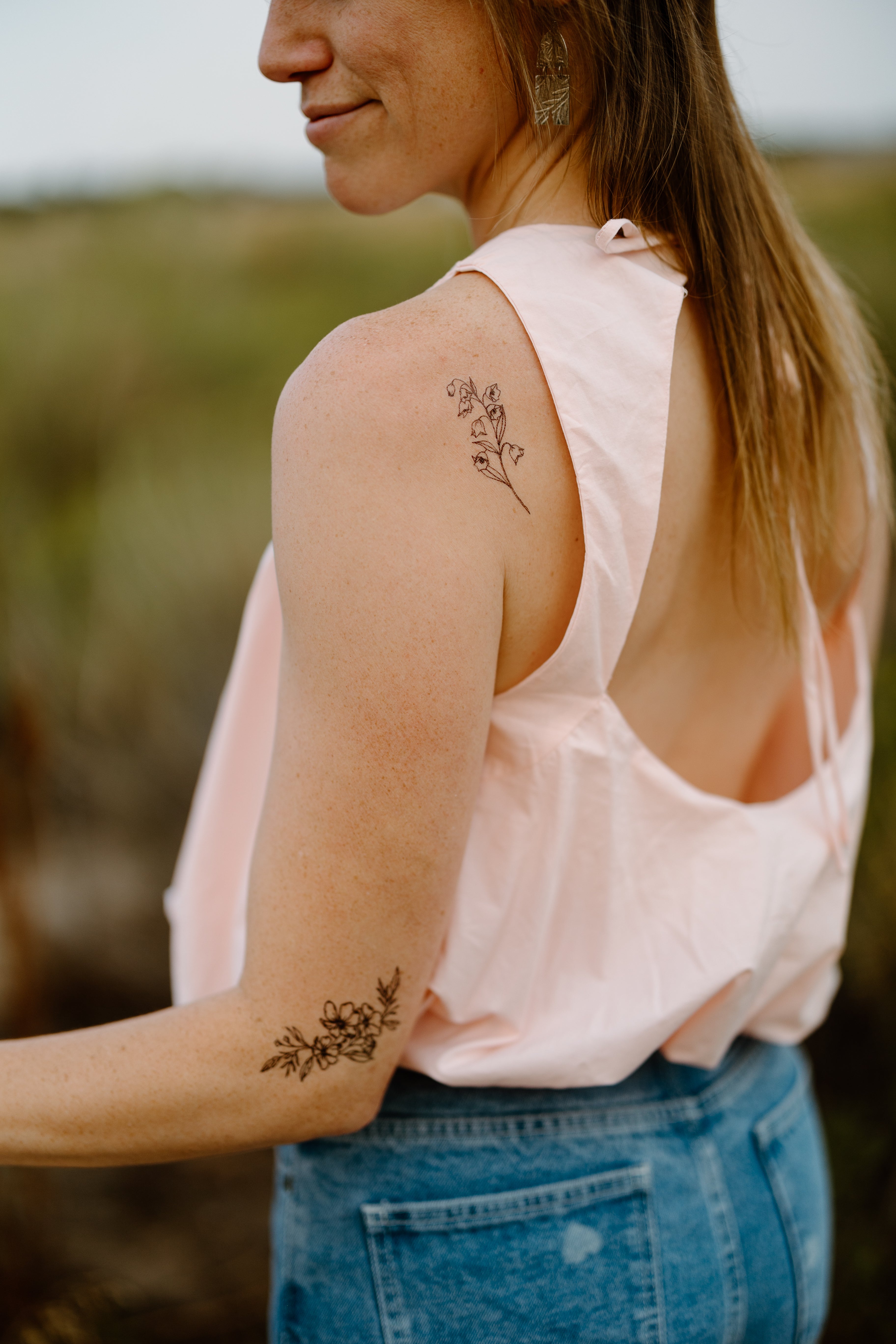May - Lily of the Valley Temporary Tattoos