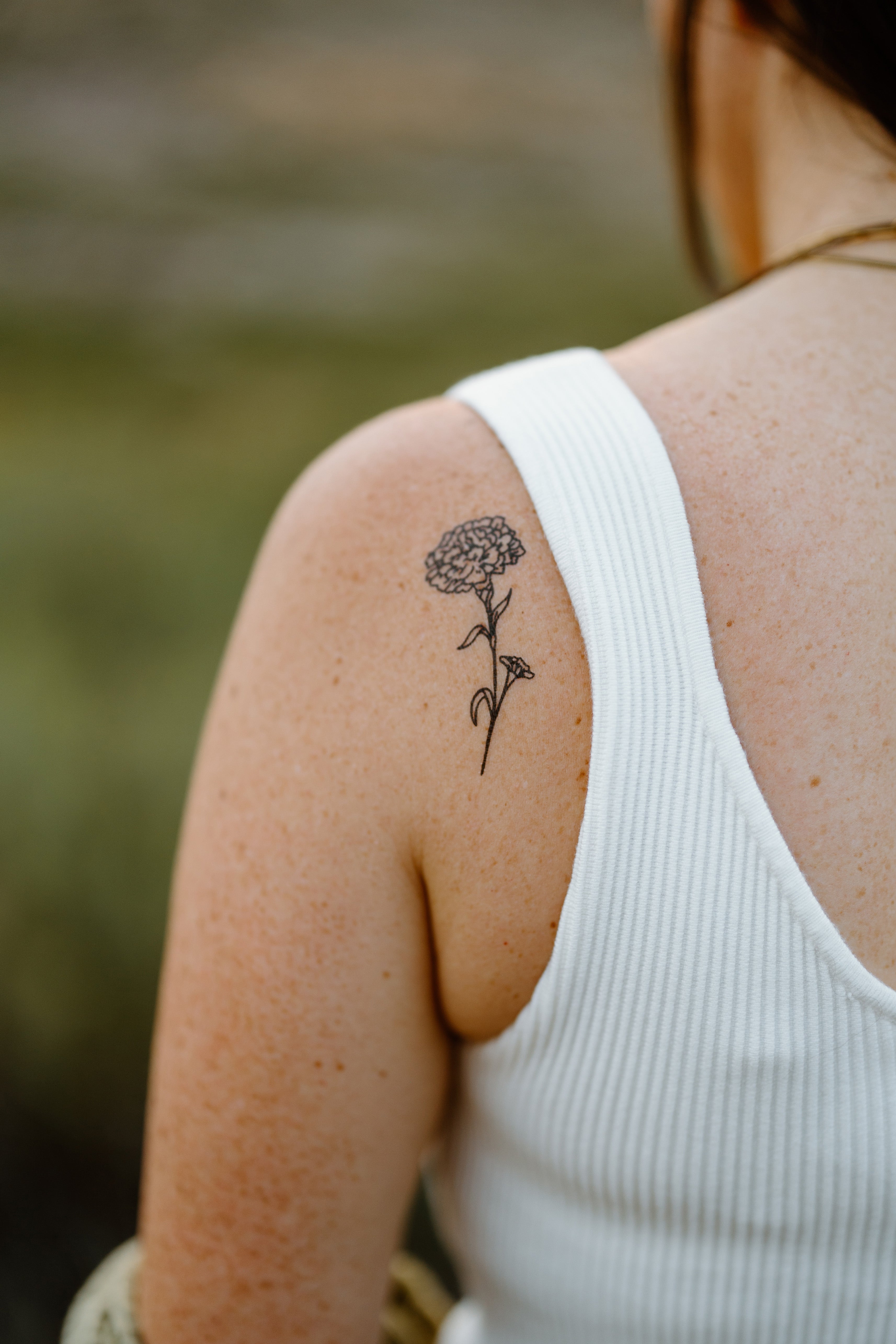 October - Marigold Temporary Tattoos