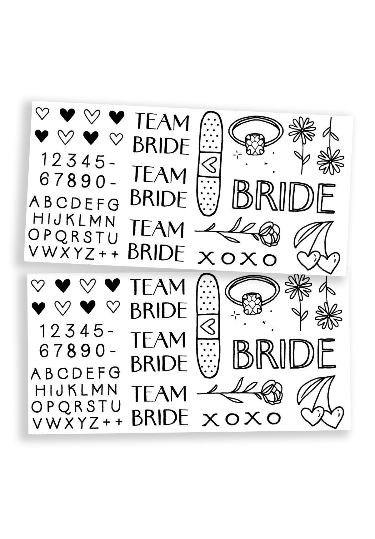 Bachelorette Party Tat Pack