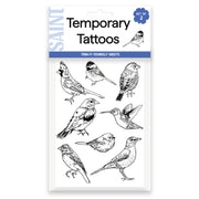 Backyard Birds Temporary Tattoo Sheets