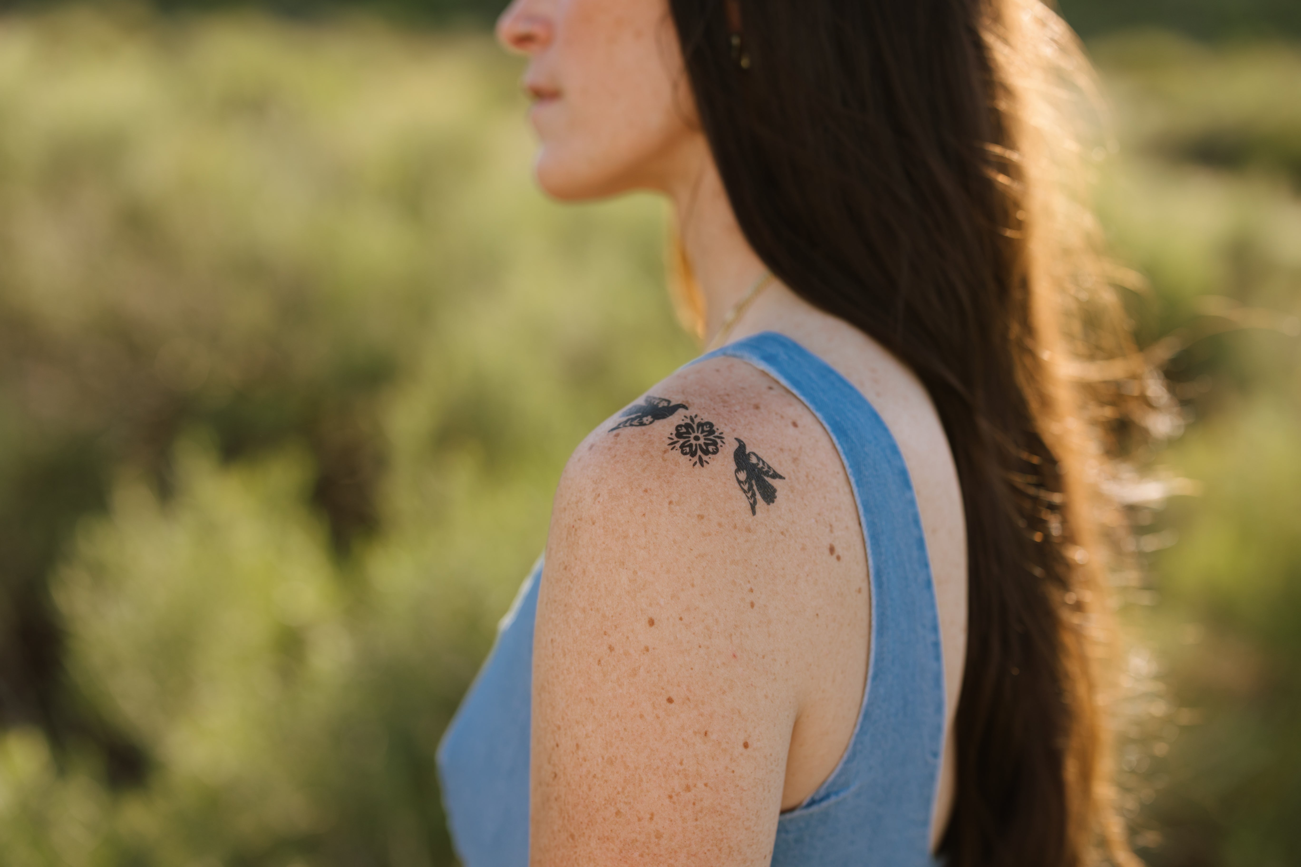 Scandinavian Folk Art Temporary Tattoo Sheets