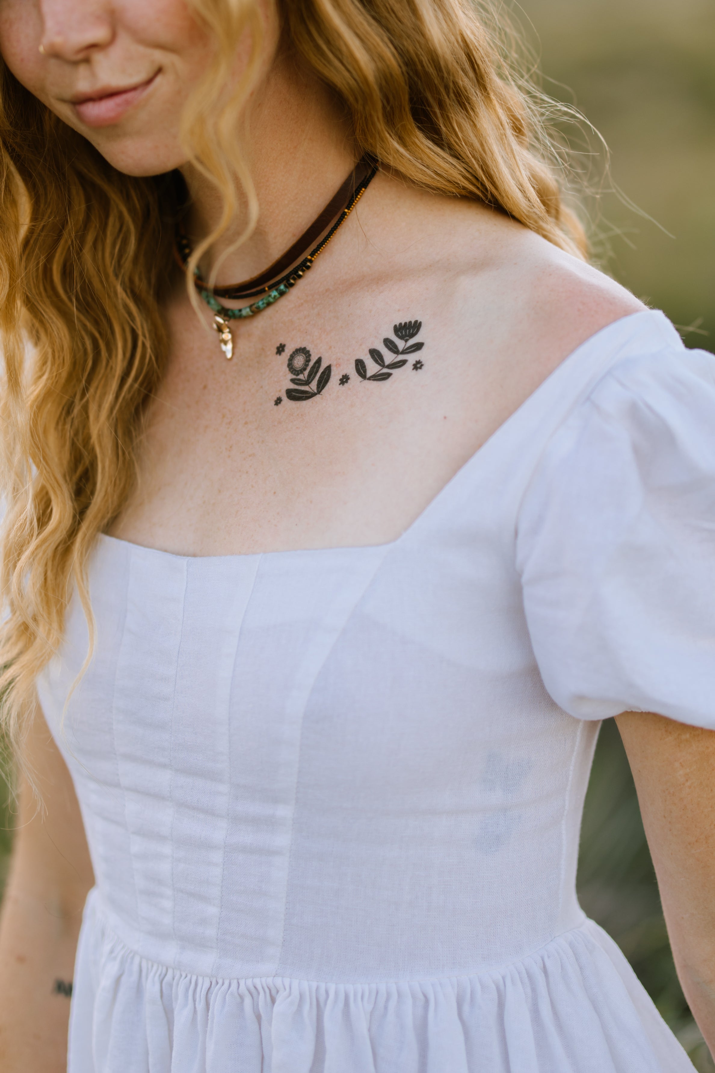 Scandinavian Folk Art Temporary Tattoo Sheets