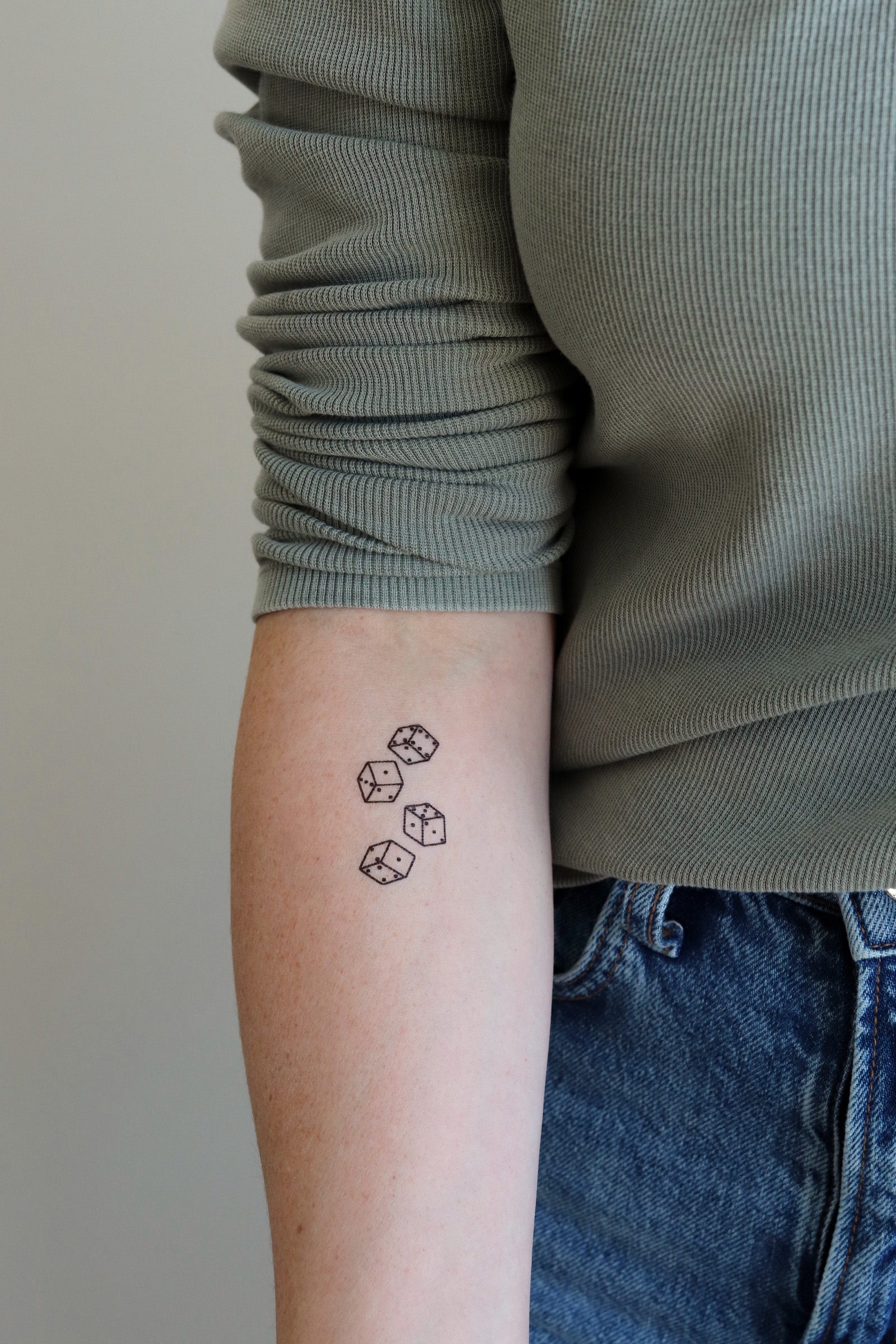 Dice + Deck Temporary Tattoos