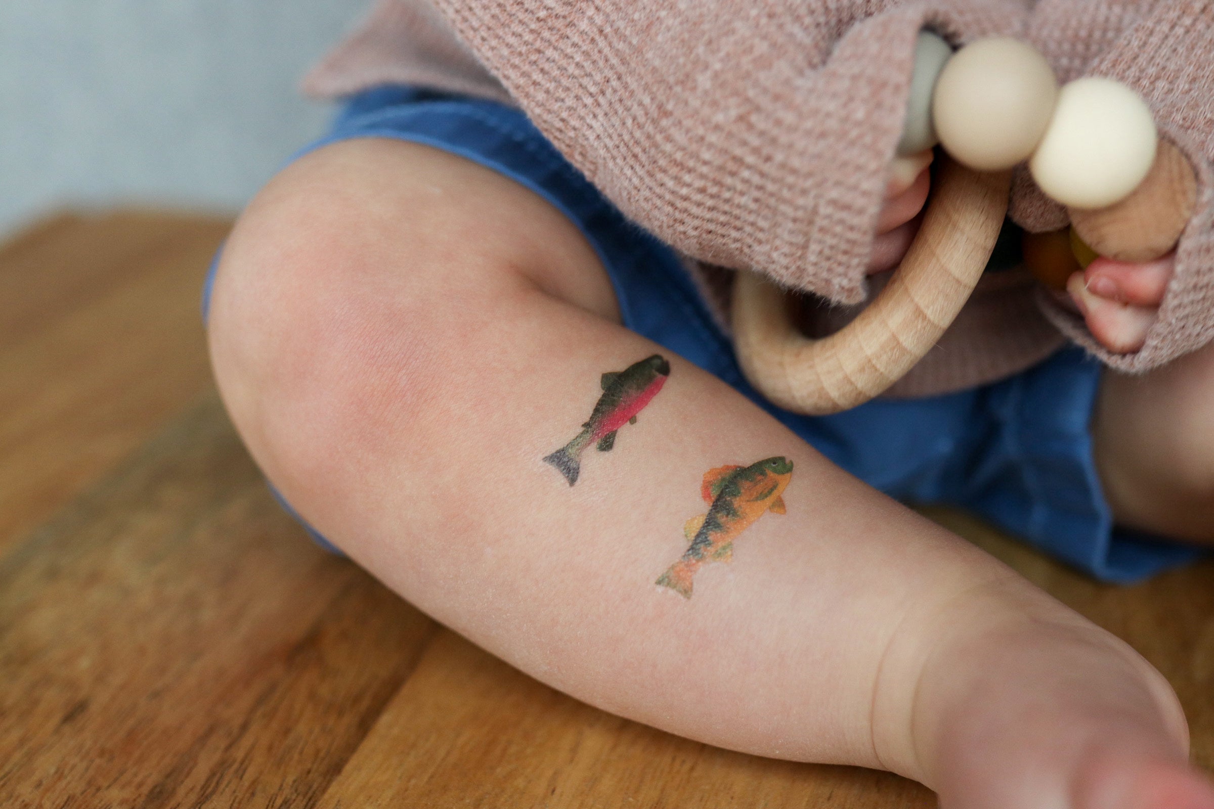 Gone Fishin Temporary Tattoos