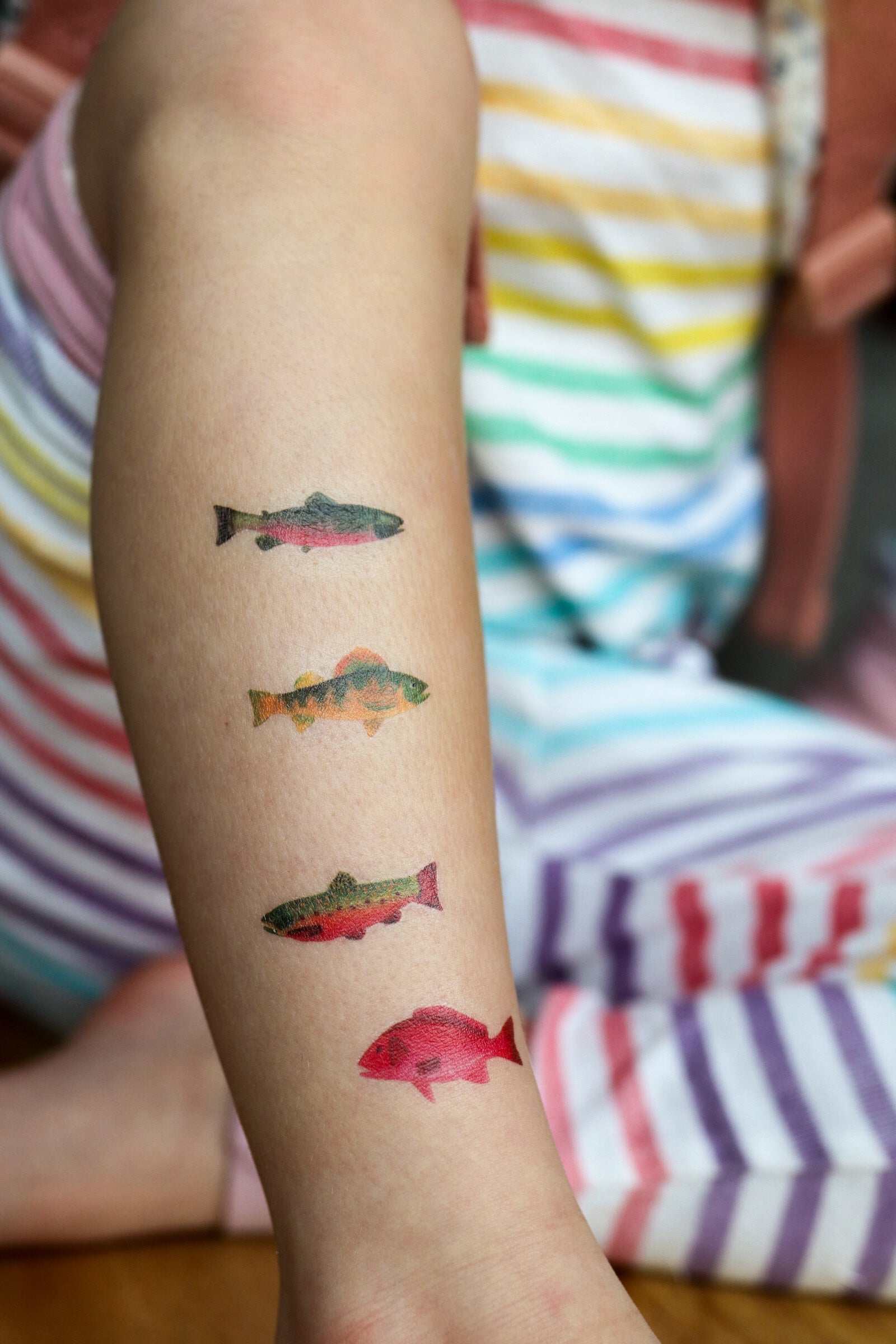 Gone Fishin Temporary Tattoos