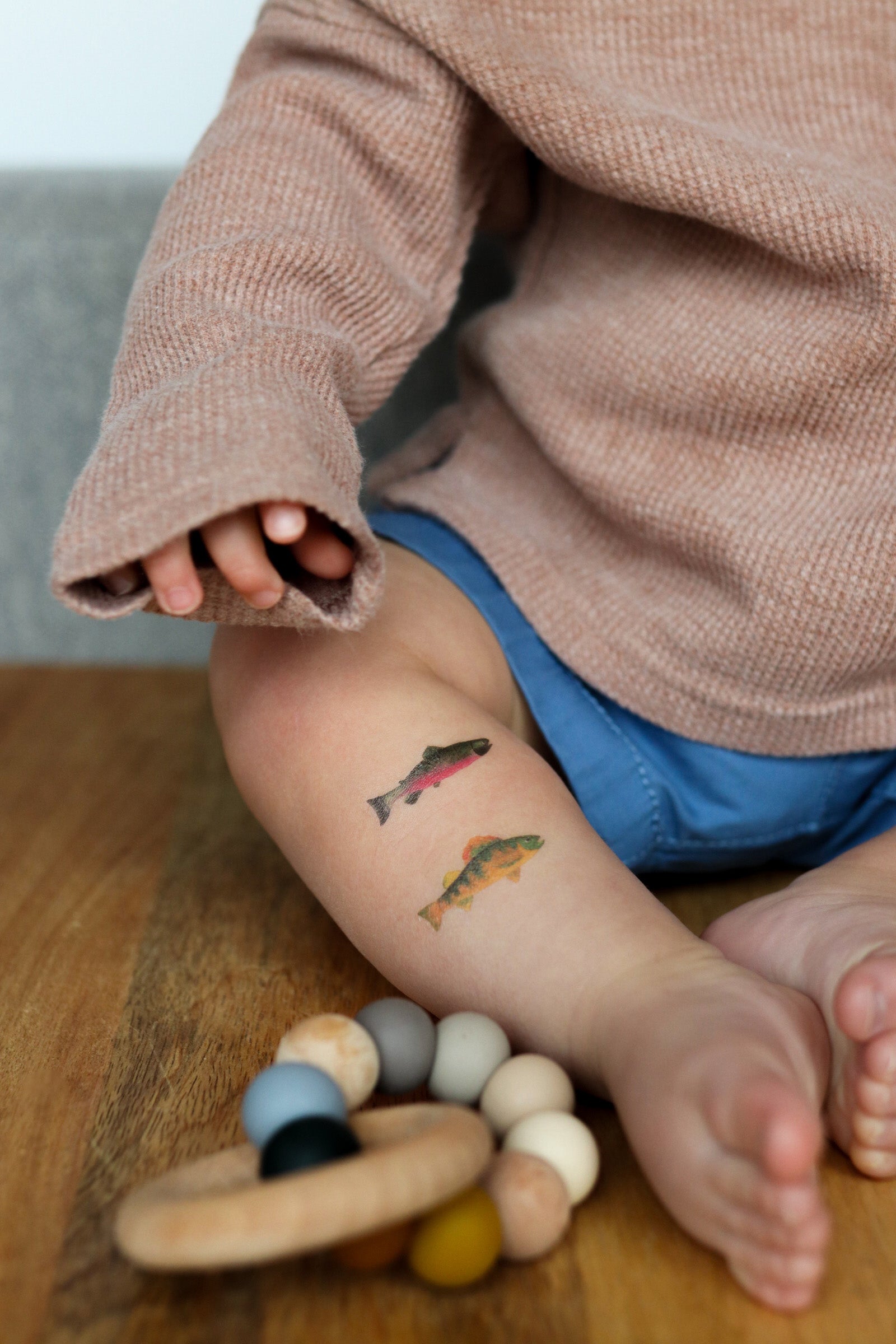 Gone Fishin Temporary Tattoos