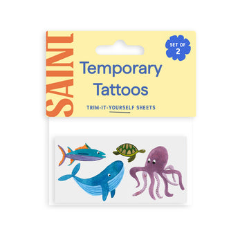 Wild Sea Temporary Tattoos