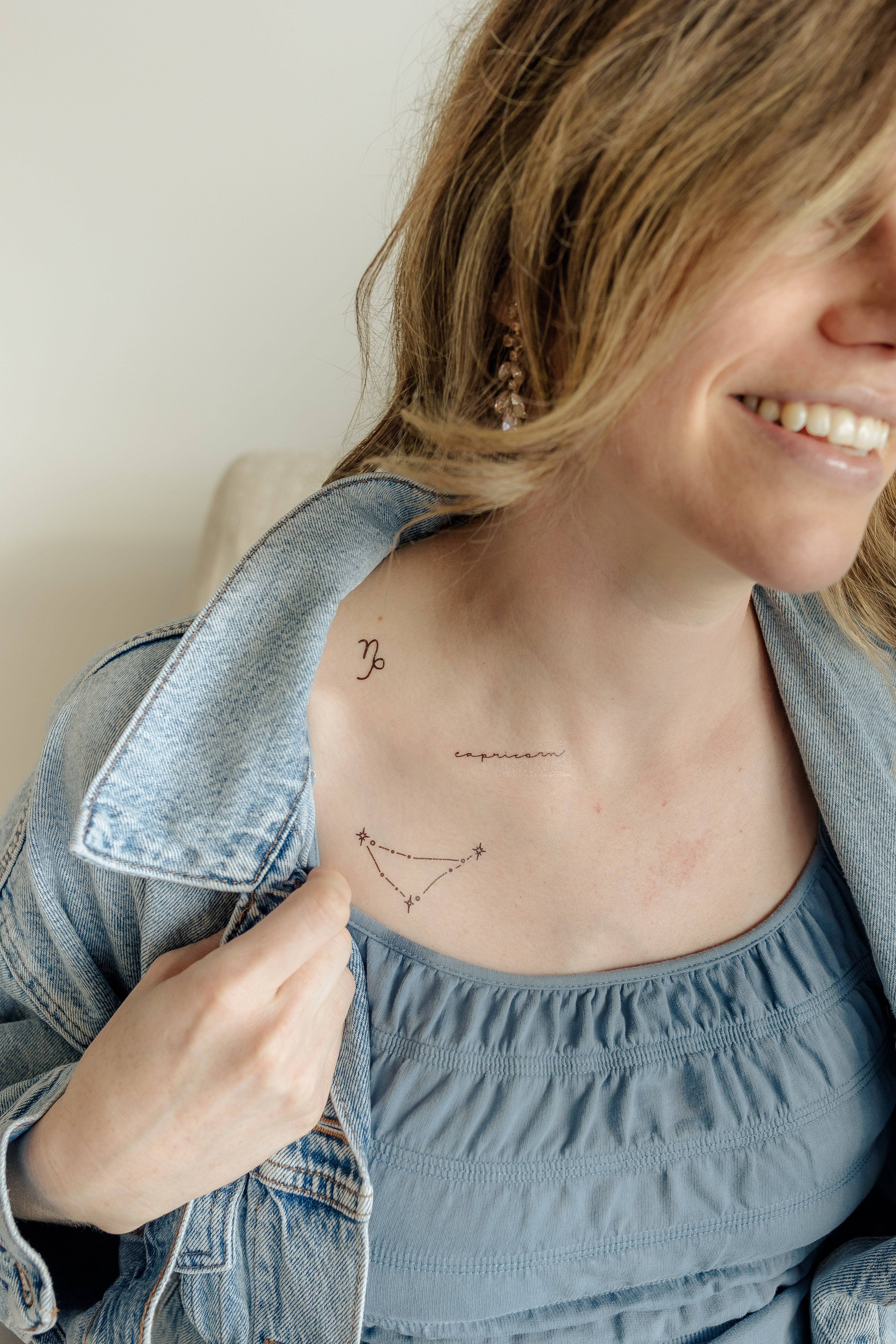 Capricorn Temporary Tattoos