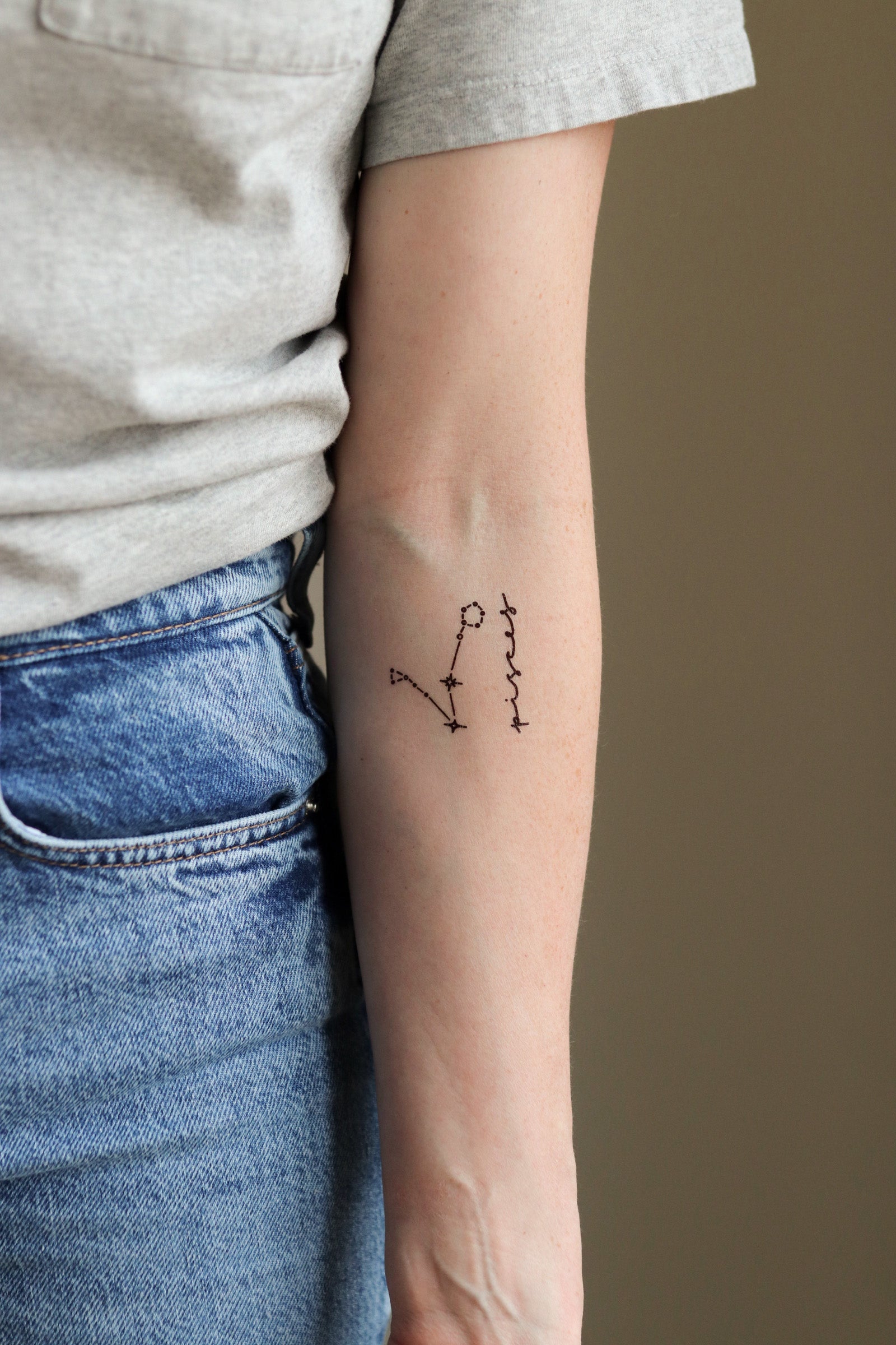 Pisces Temporary Tattoos
